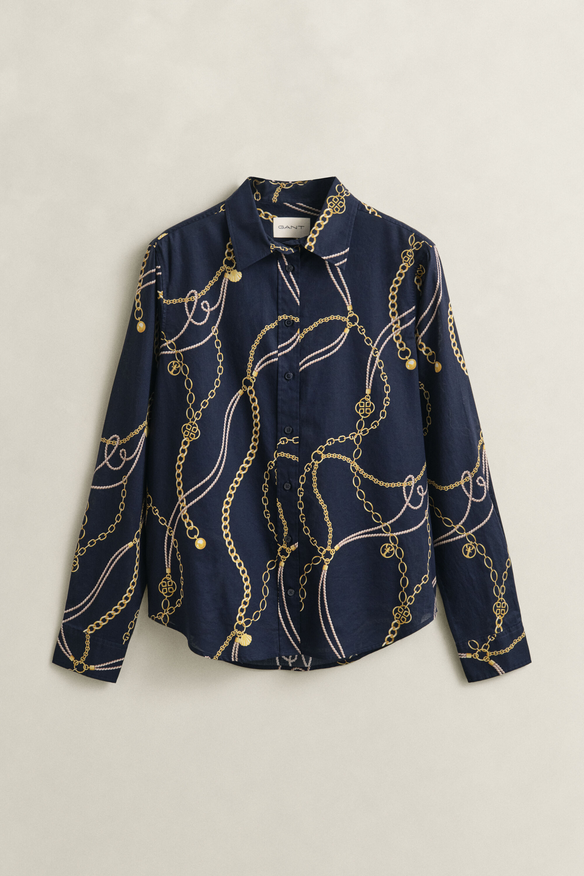 Camisa em voile de algodão