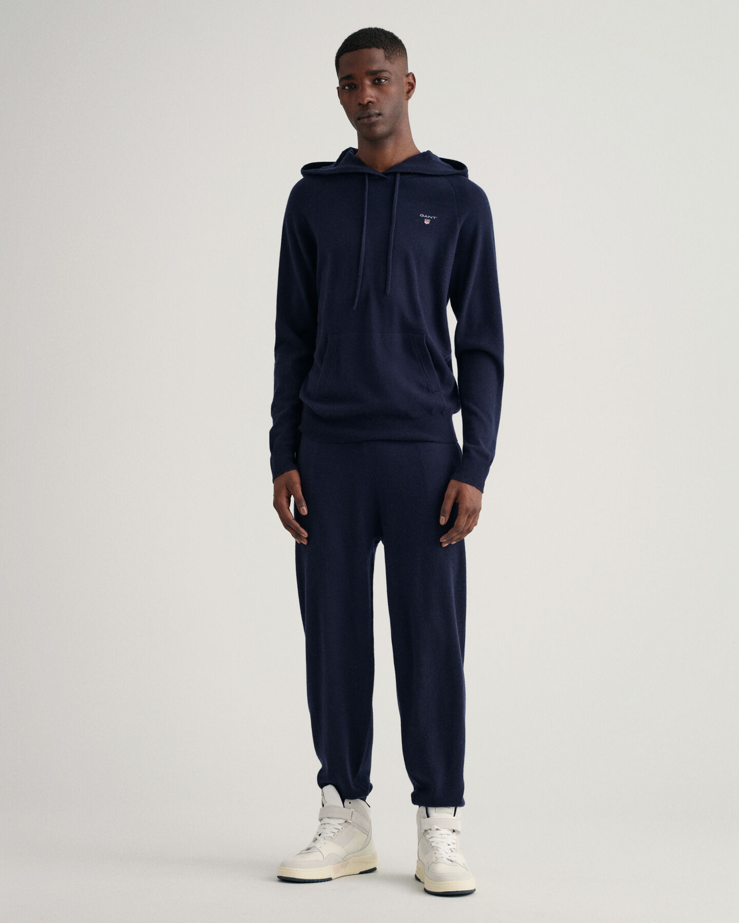 Sweatshirt com capuz em malha