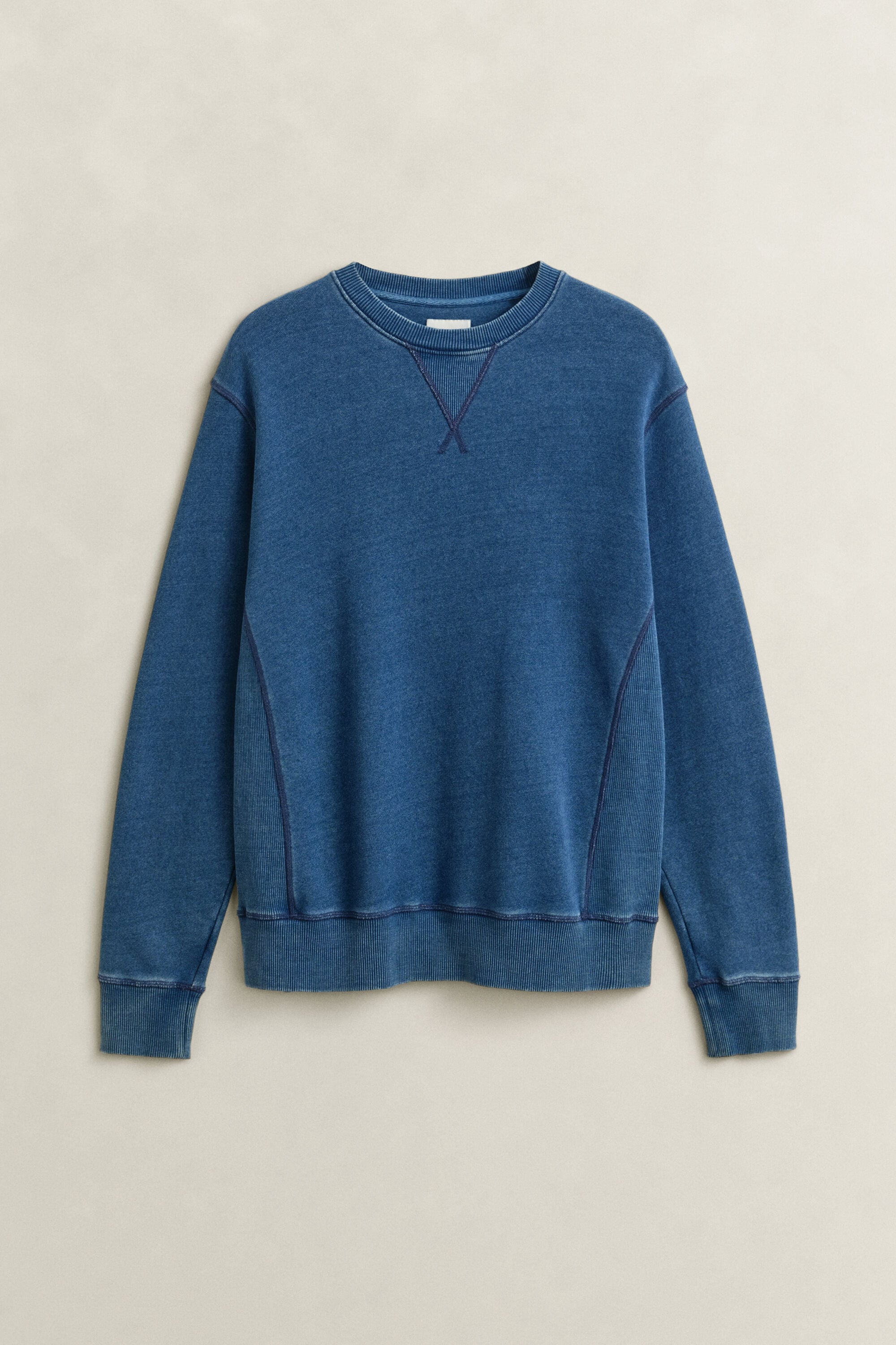 Sweatshirt com decote redondo Indigo