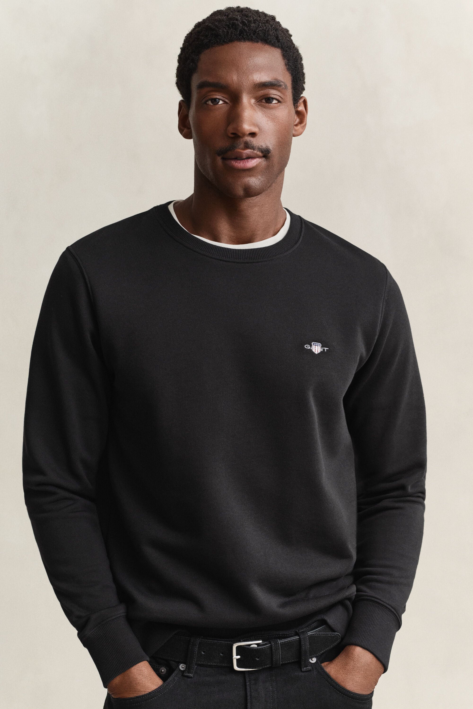 Sweatshirt com decote redondo Shield