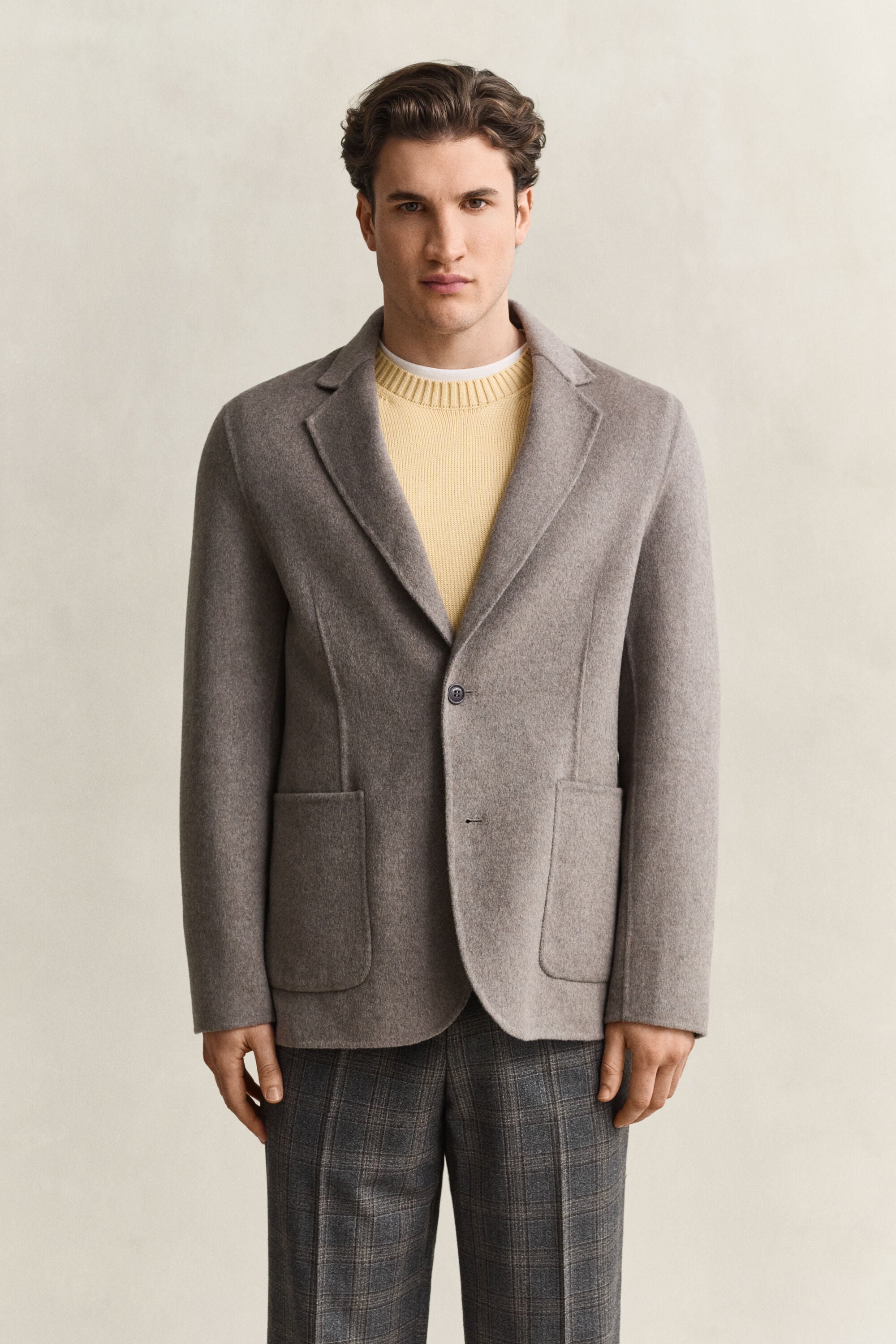Blazer cosido à mão