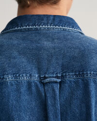 Camisa de ganga oversized