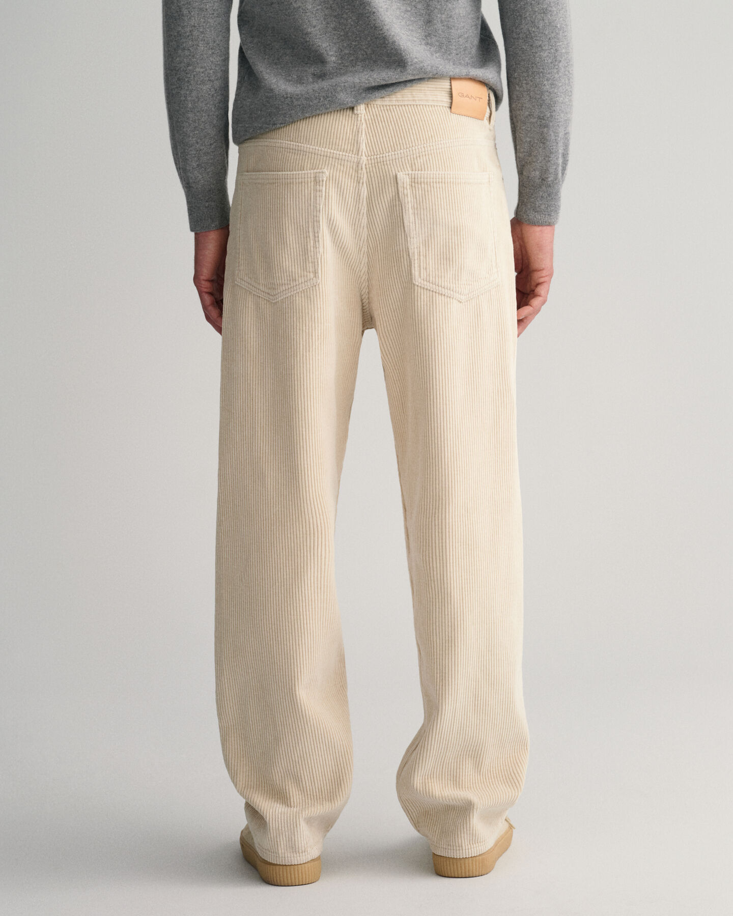 Calças de bombazina loose fit