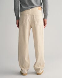 Calças de bombazina loose fit