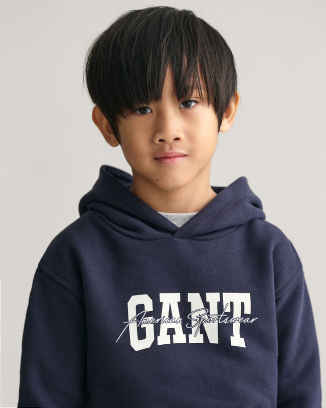 Sweatshirt com capuz GANT Arch Script Kids