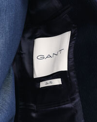 Casaco de fato em bombazina slim fit