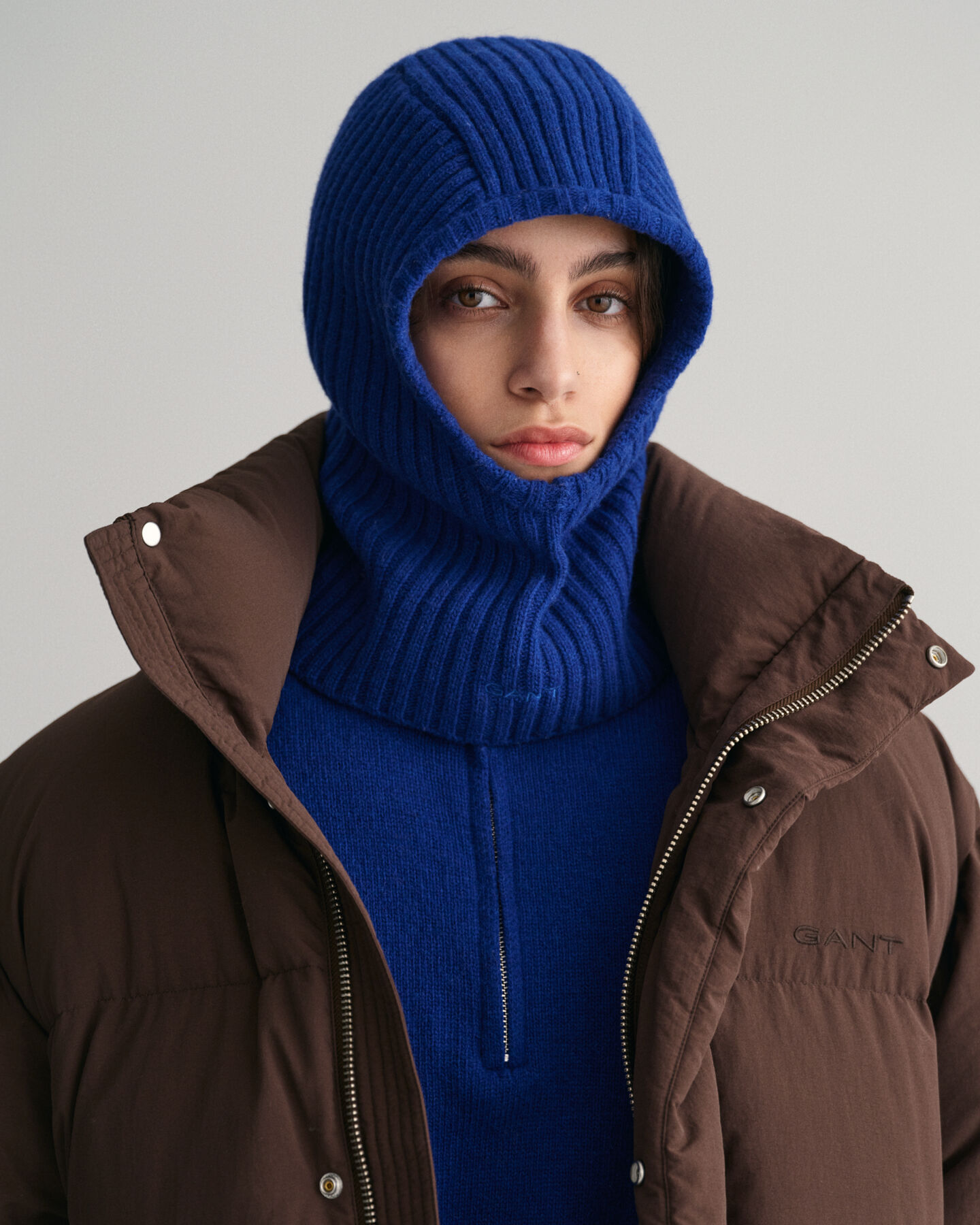 Balaclava em malha de lã