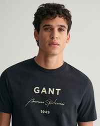 T-shirt com estampado GANT Script Graphic
