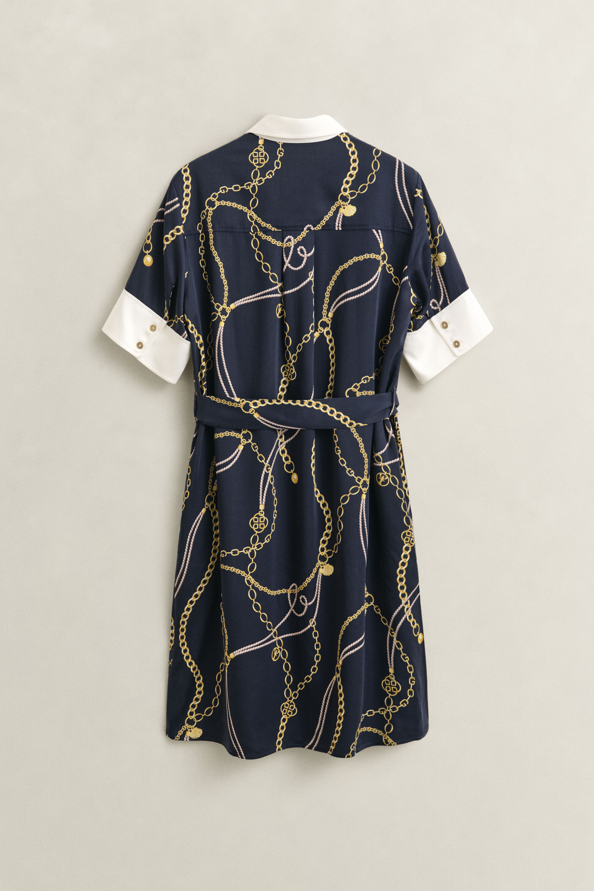 Vestido-camisa Contrast