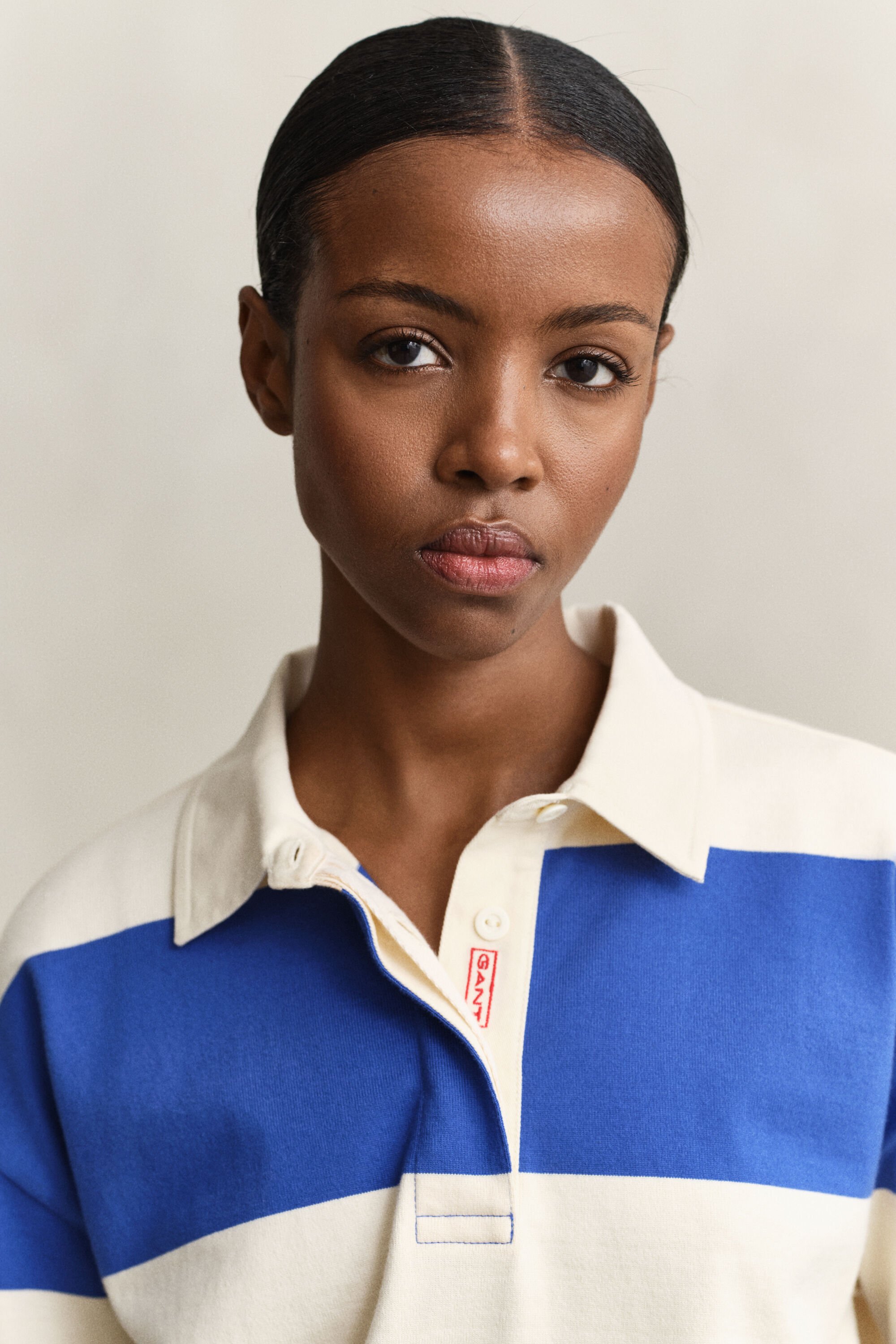 Heavy Rugger em algodão às riscas