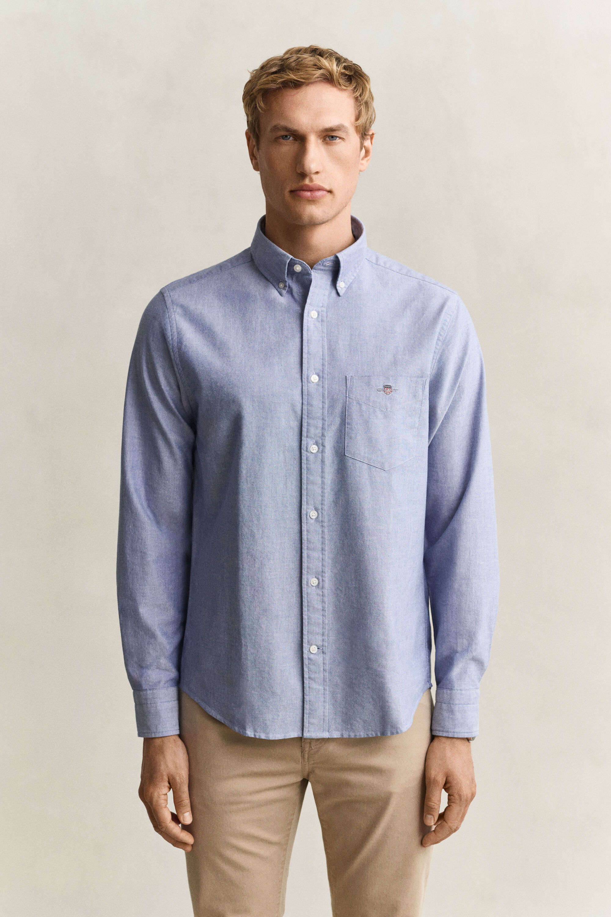Camisa Oxford clássica regular fit