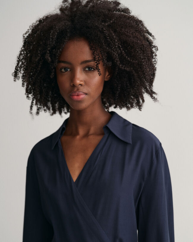 Vestido de trespasse