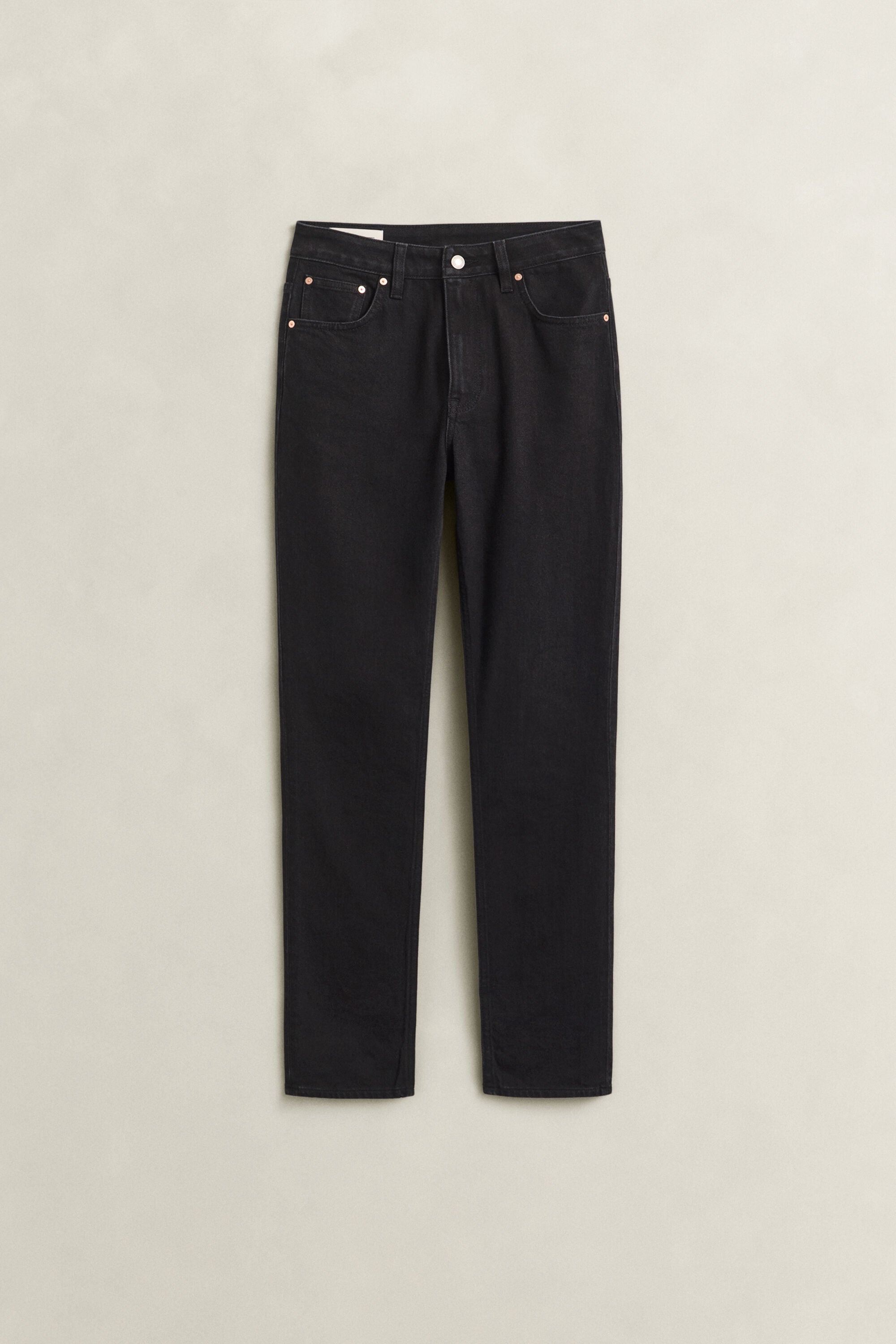 Calças de ganga com cintura subida slim fit