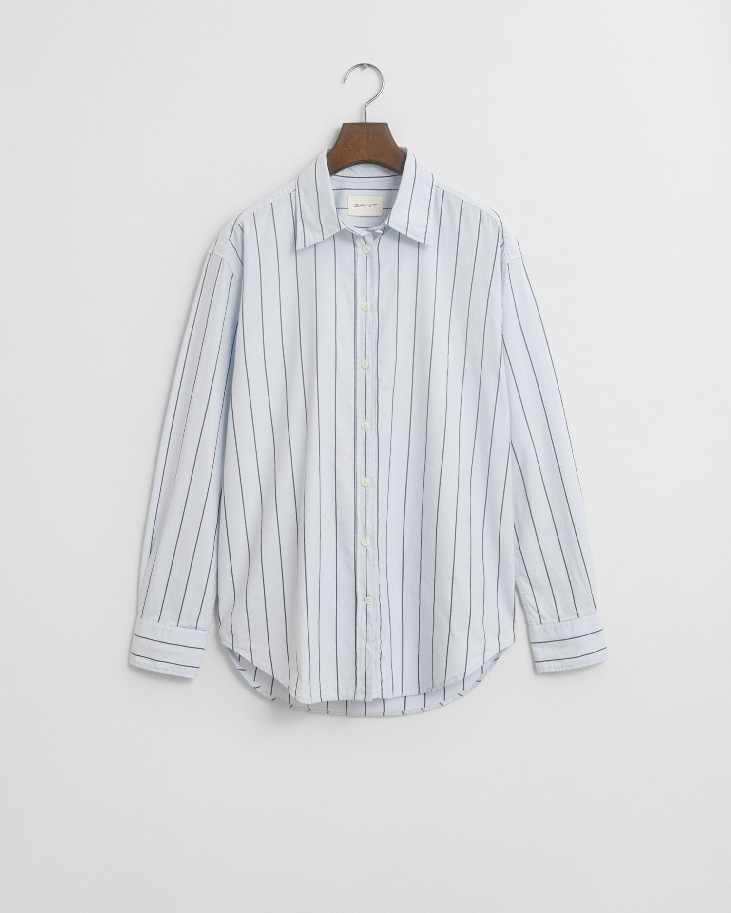 Camisa Luxury Oxford às riscas relaxed fit