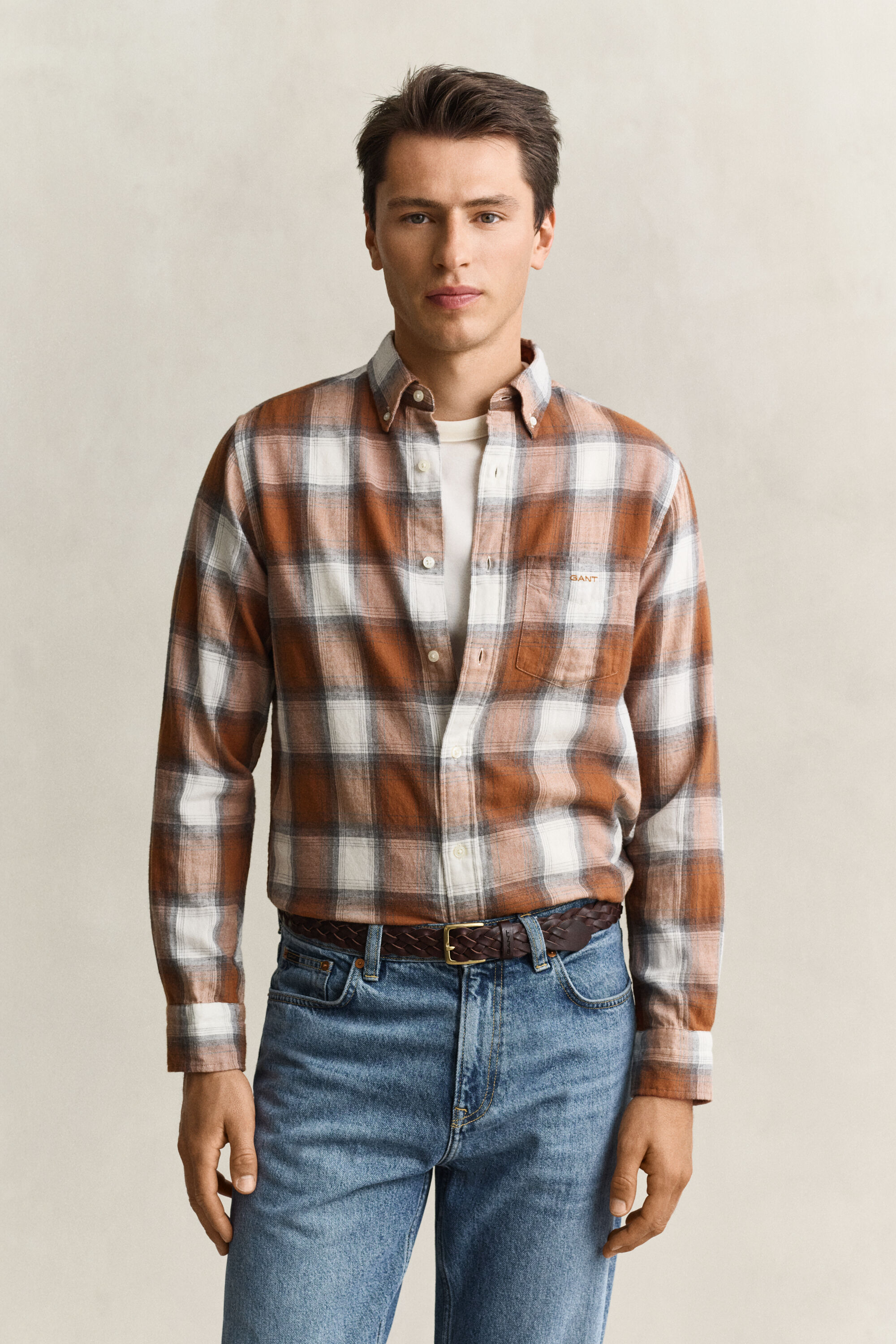 Camisa de flanela Windblown com padrão de xadrez