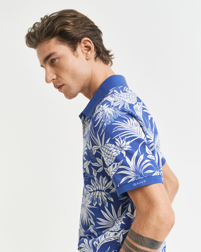 Polo Tropical Print