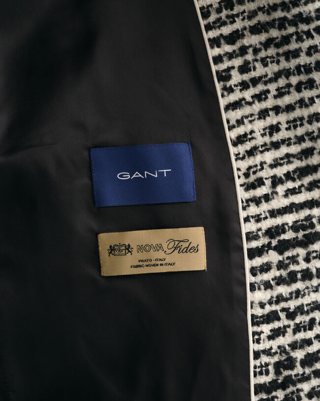 Casaco tipo blazer em tweed