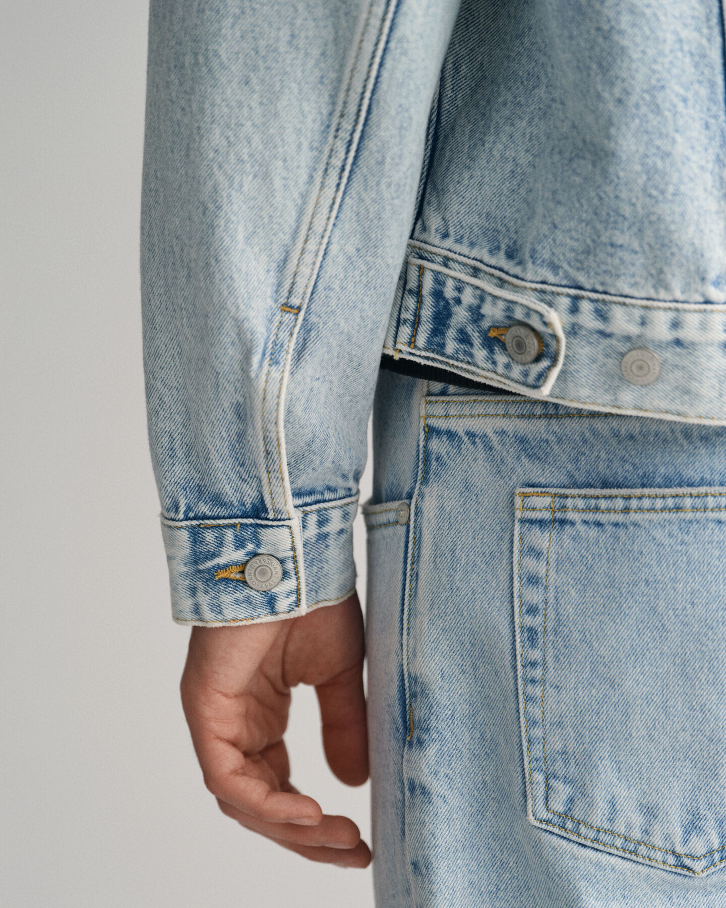 Casaco de ganga Trucker