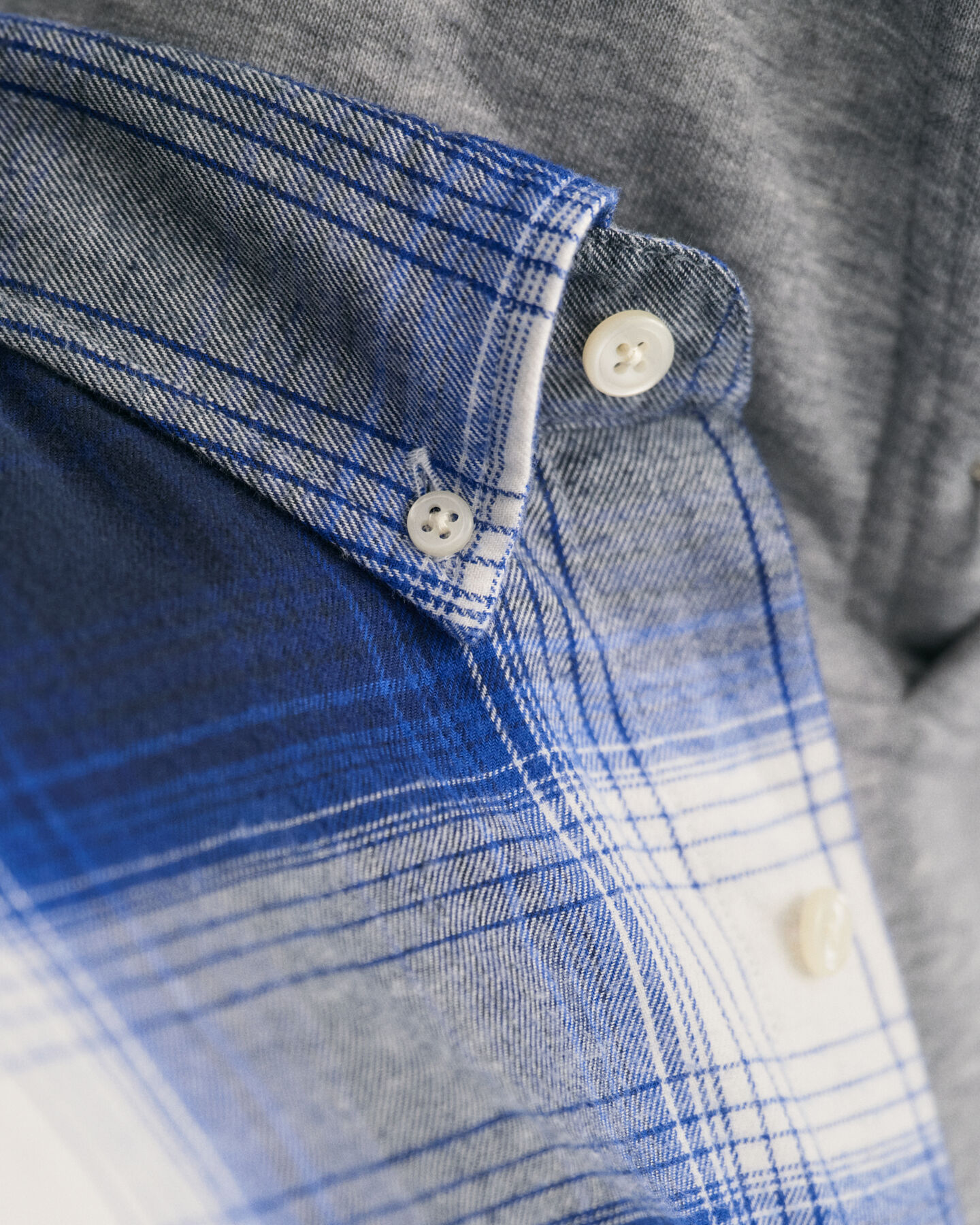 Camisa de flanela com padrão de xadrez Shadow regular fit