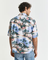 Camisa com estampado Resort Island relaxed fit