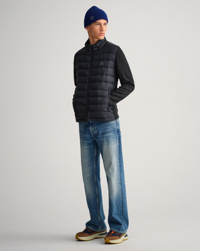 Blusão acolchoado leve Mixed Media