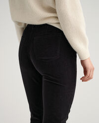 Cal&ccedil;as em bombazina pelo tornozelo Farla slim fit