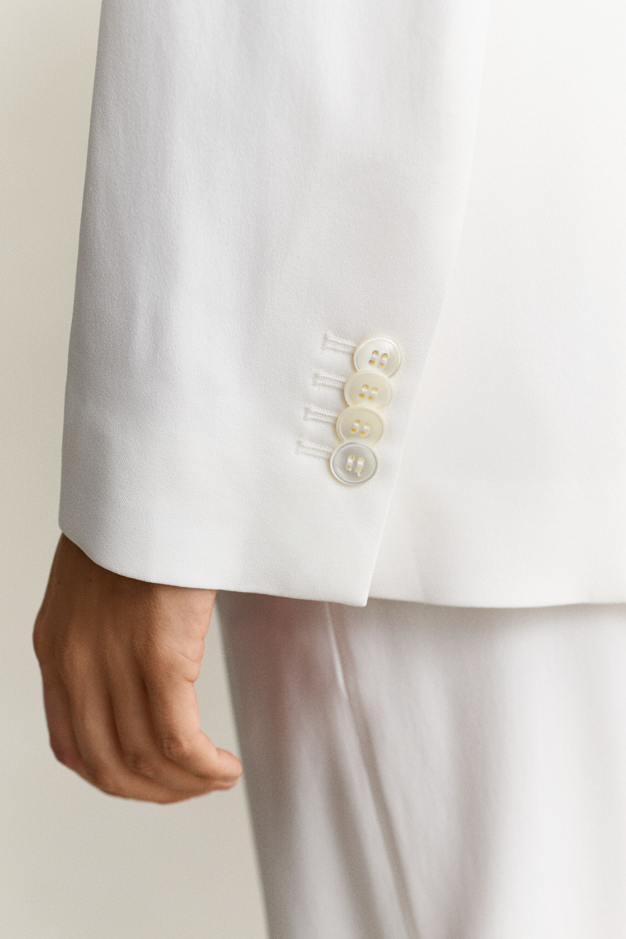 Blazer em tecido crepe