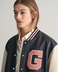 GANT Varsity Jacket em pele