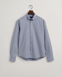 Camisa &agrave;s bolinhas Dobby slim fit