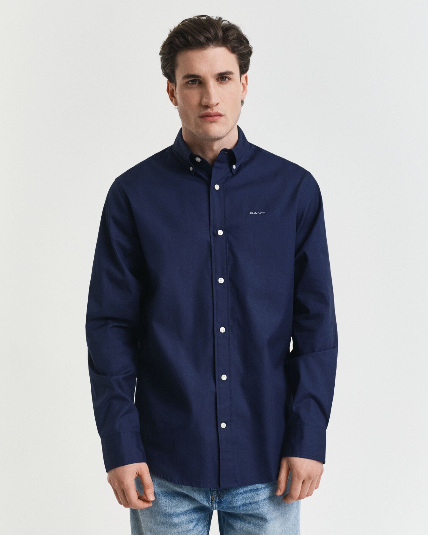 Camisa Oxford pinpoint regular fit