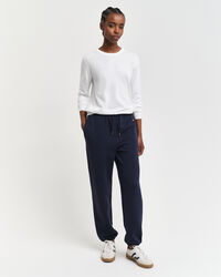 Camisola de malha fina com decote redondo