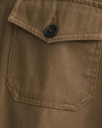 Sobrecamisa em sarja escovada