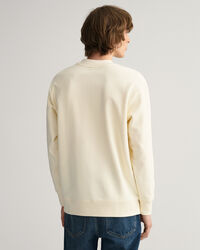 Sweatshirt com decote redondo Monogram