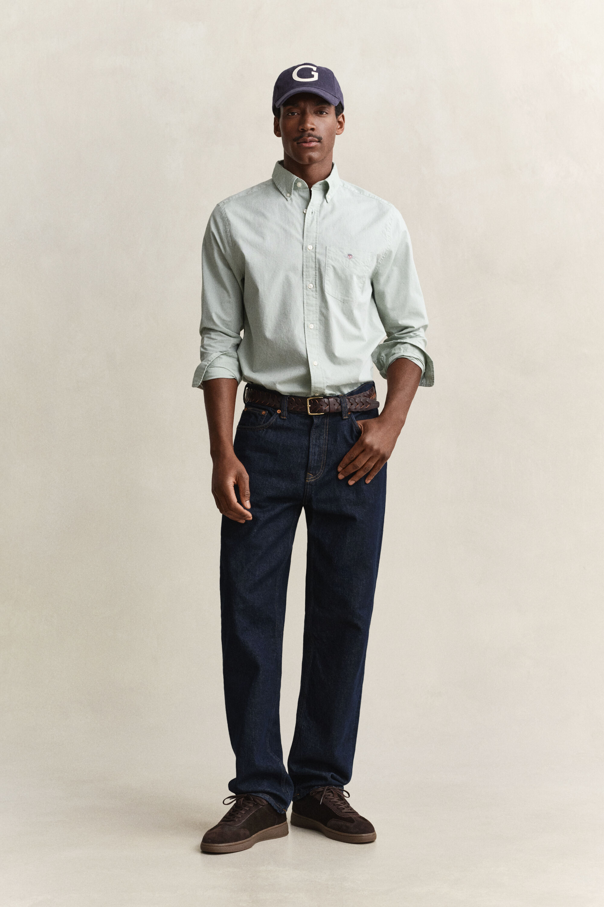 Camisa em popelina Classic regular fit