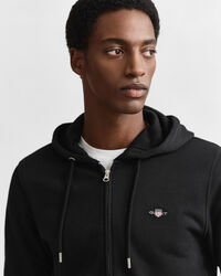 Sweatshirt com capuz e fecho Shield