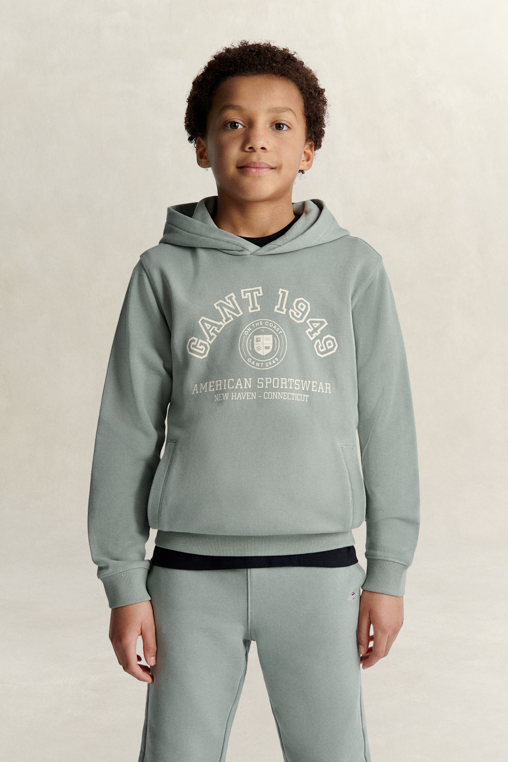Sweatshirt com capuz Collegiate Logo Teen Boys