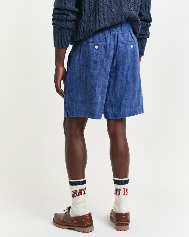 Calções em linho Resort relaxed fit