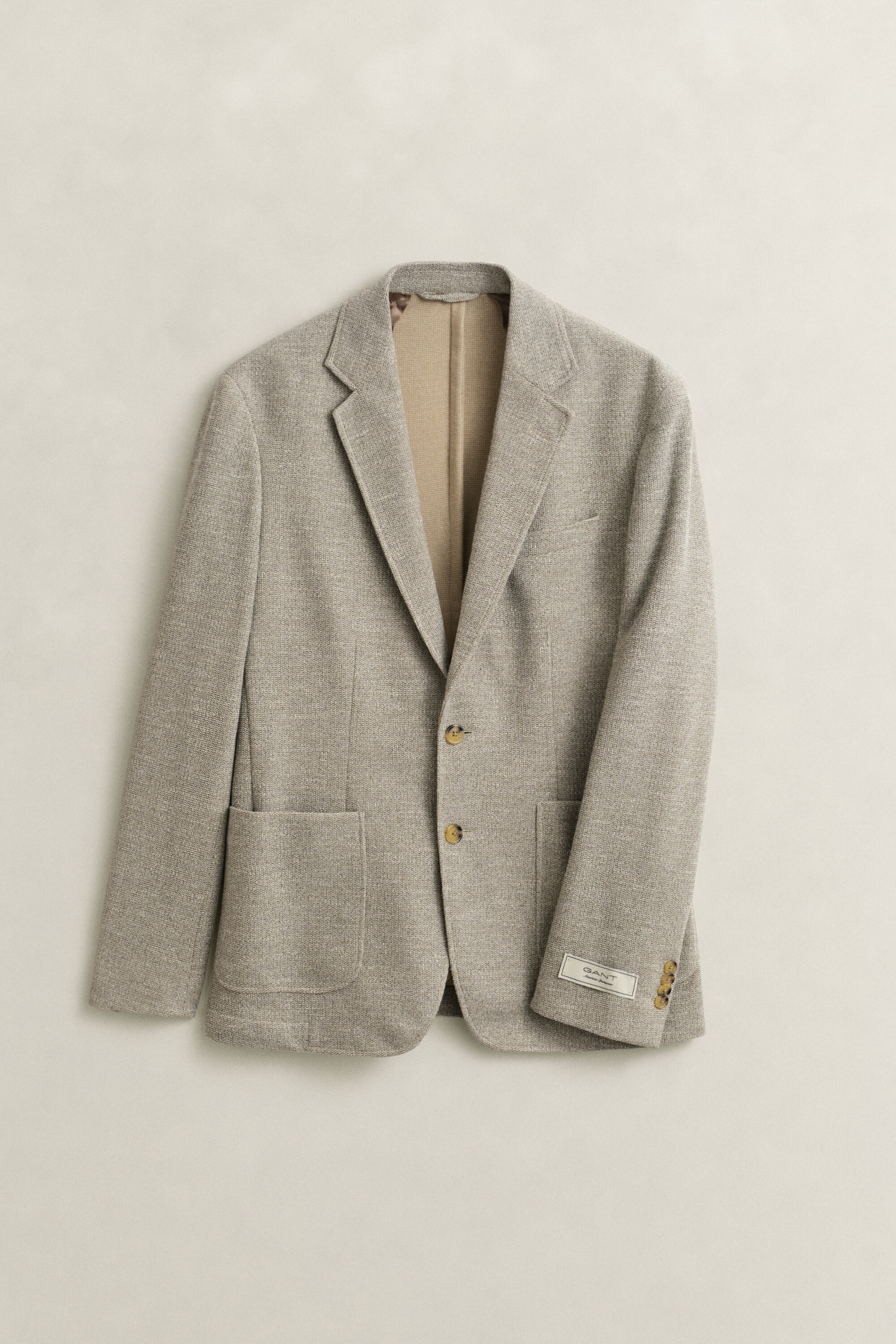 Blazer em malha jersey