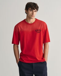 T-shirt com efeito desgastado