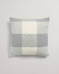 Almofada com padrão de xadrez