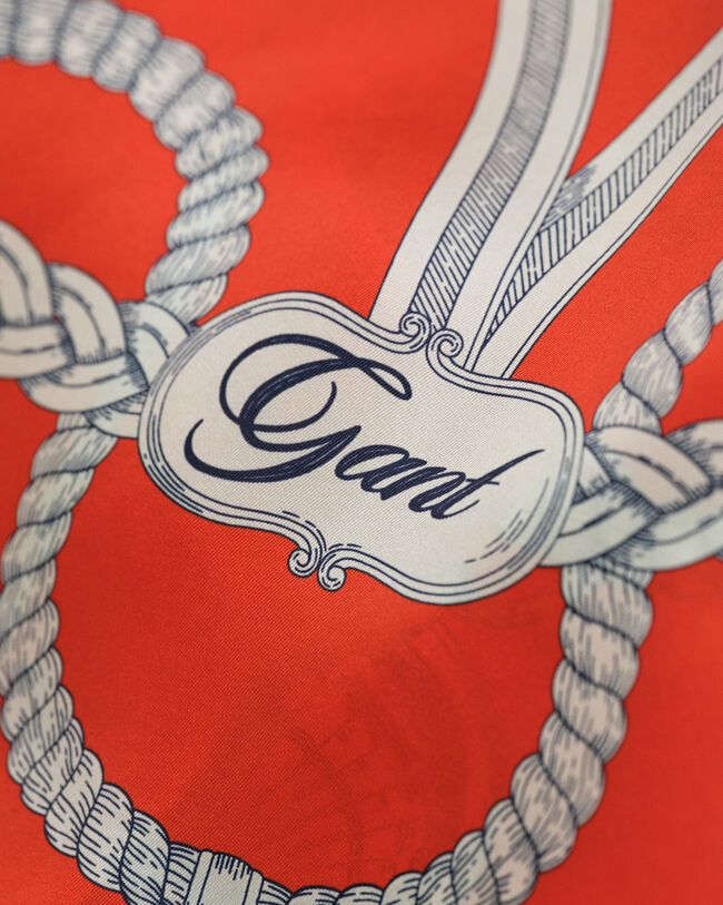 Lenço em seda Sailing Print