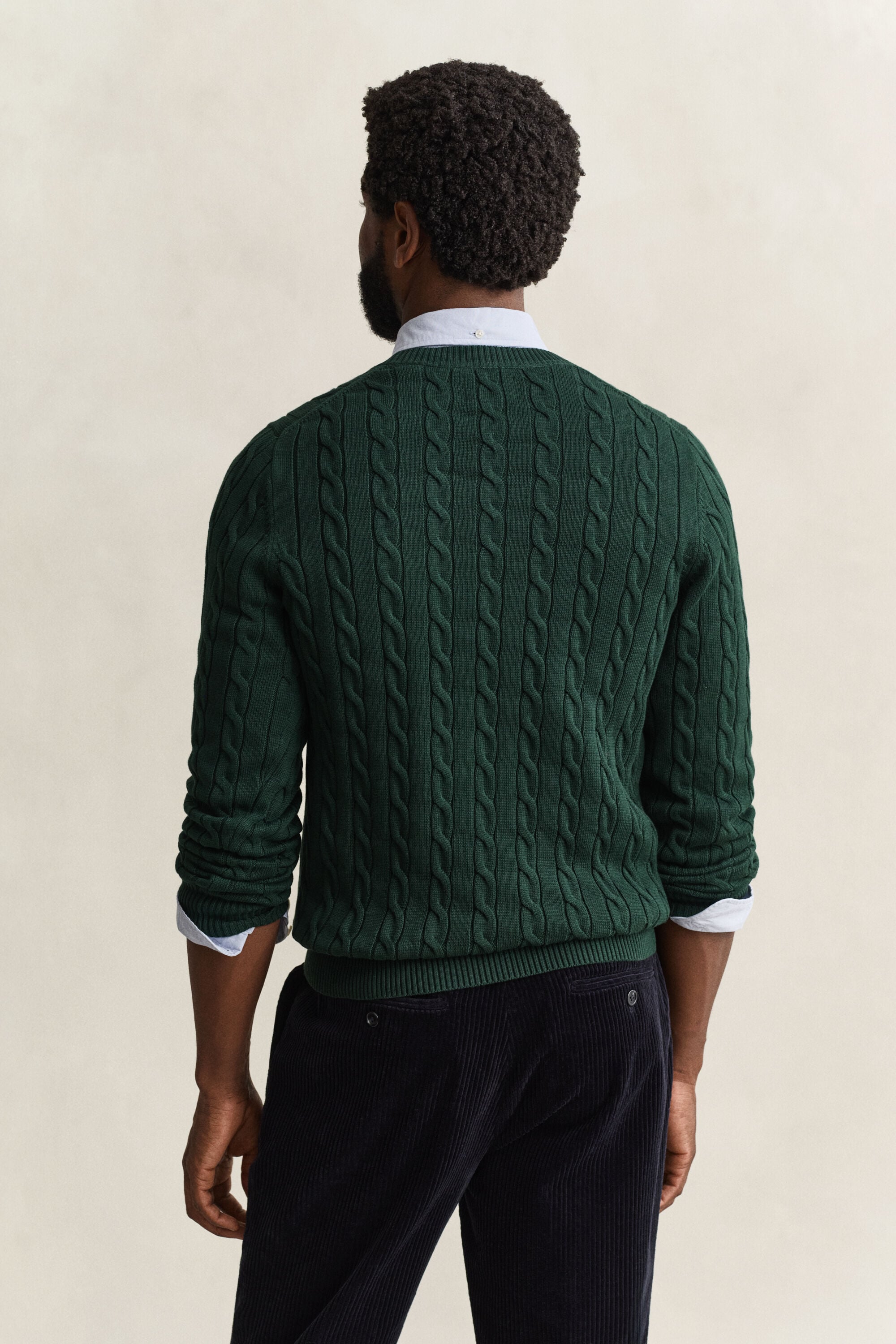 Camisola em malha entrançada Classic