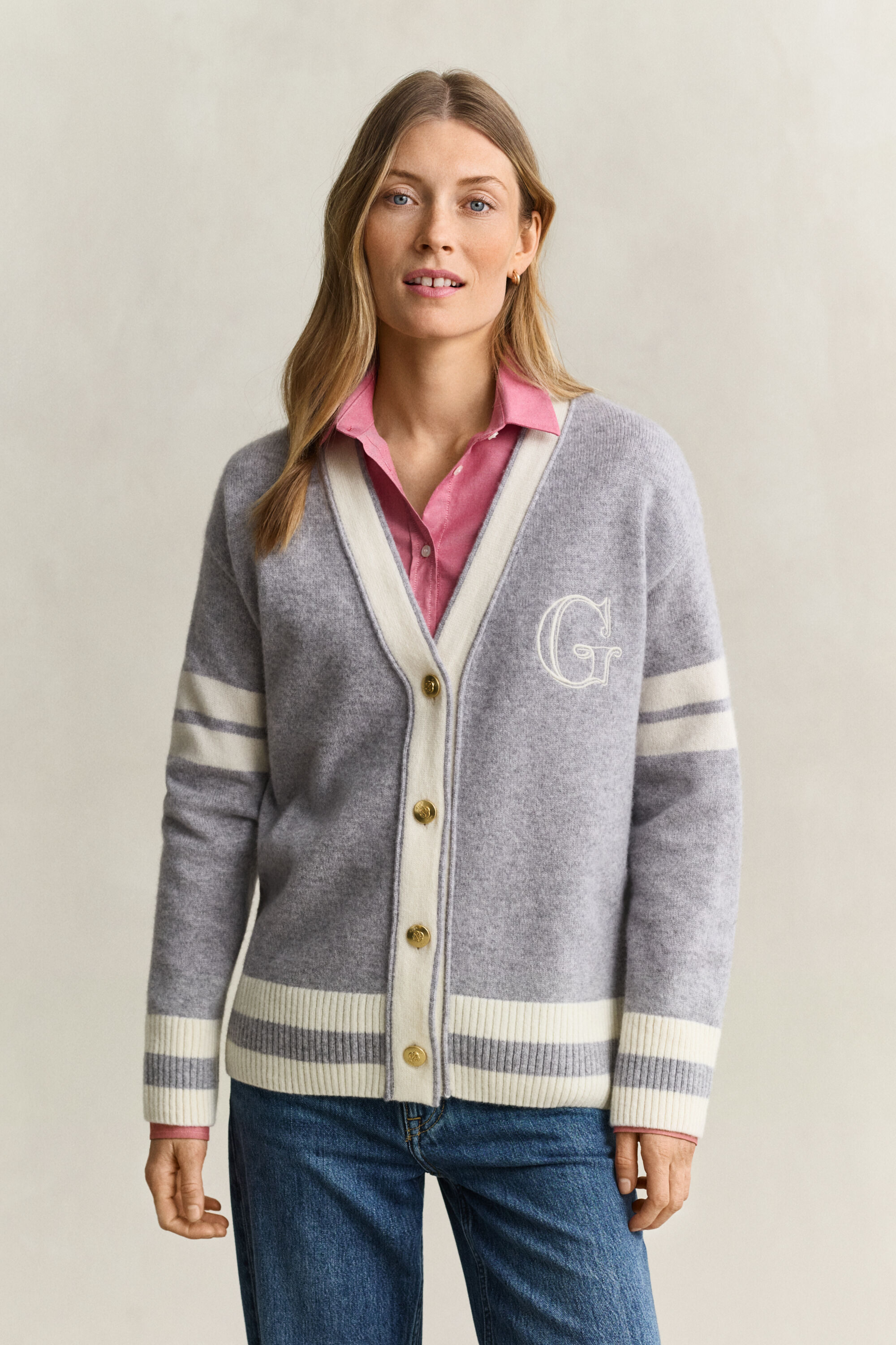 Casaco de malha Gant Varsity