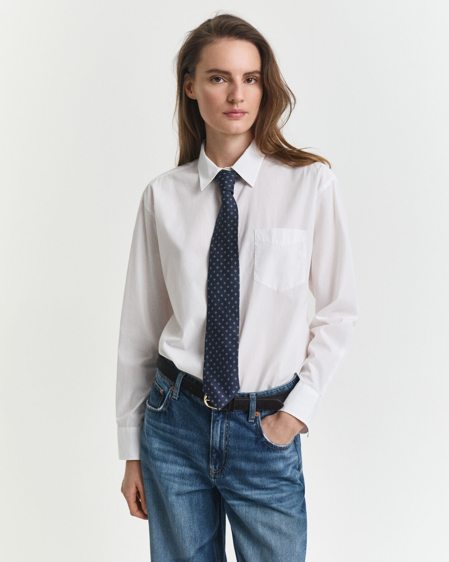Camisa em popelina Classic relaxed fit