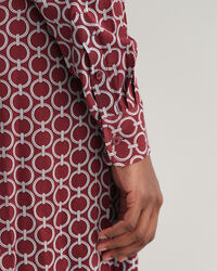 Vestido-camisa Geometric slim fit