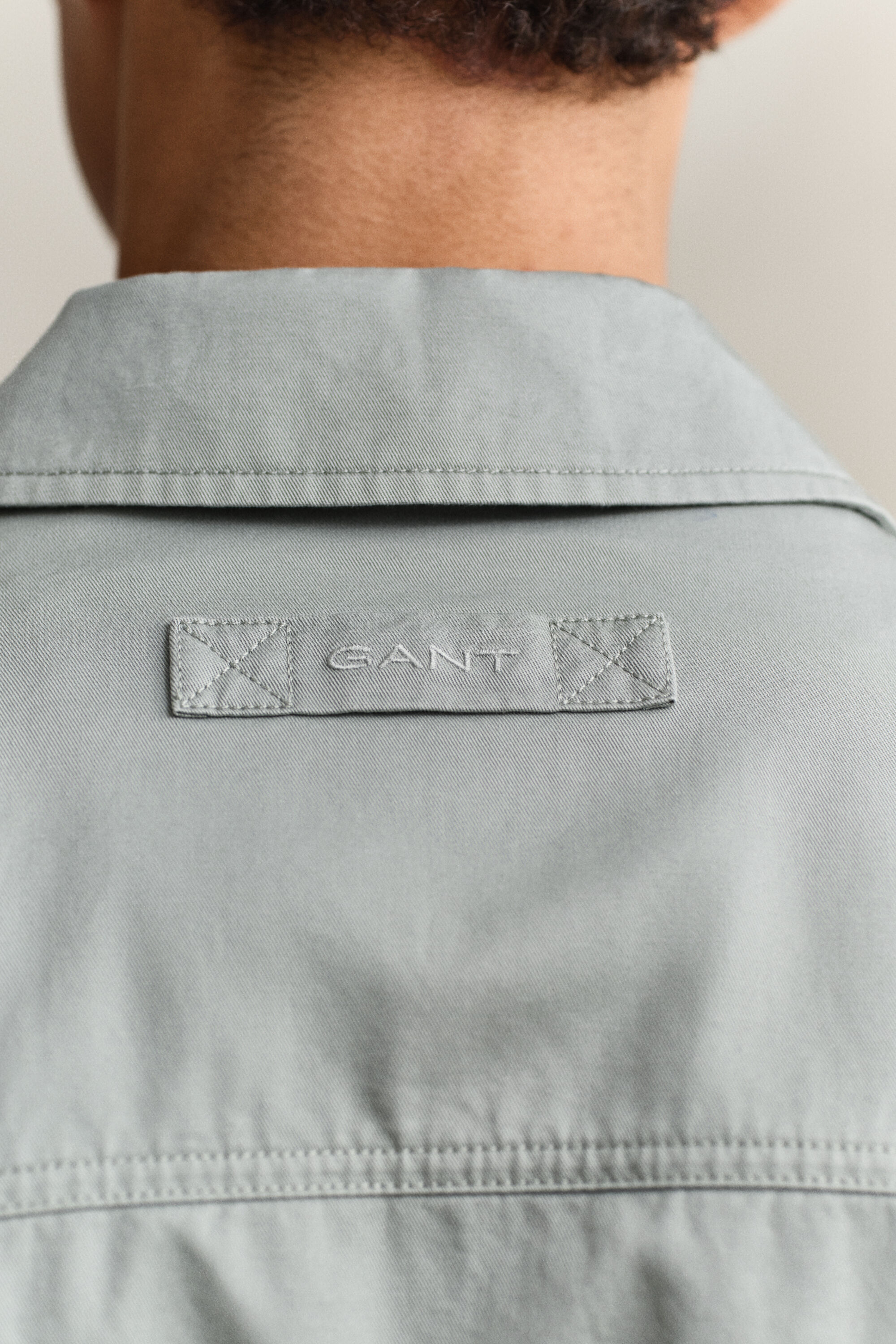 Casaco Windcheater em algodão