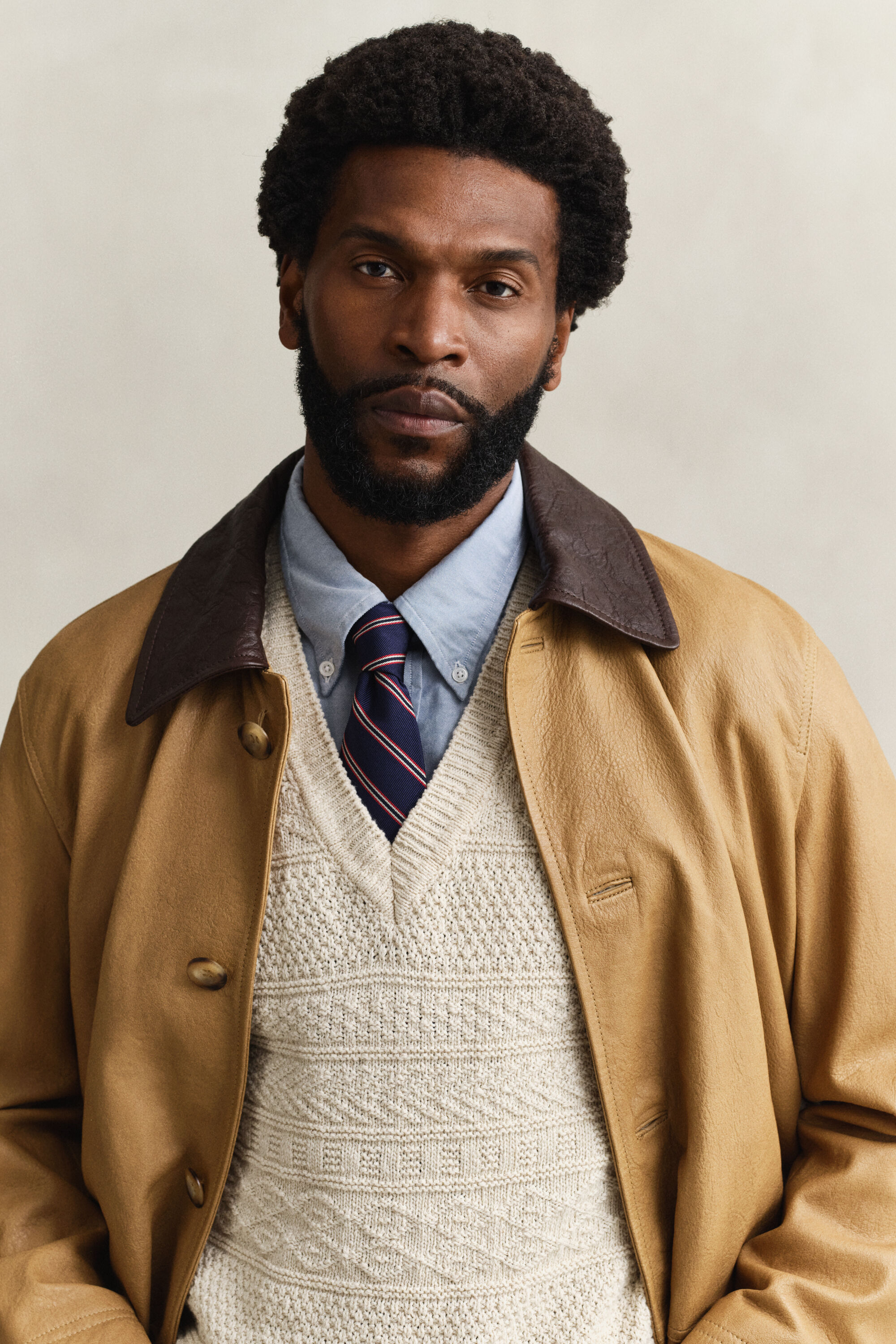 Casaco Decker em pele