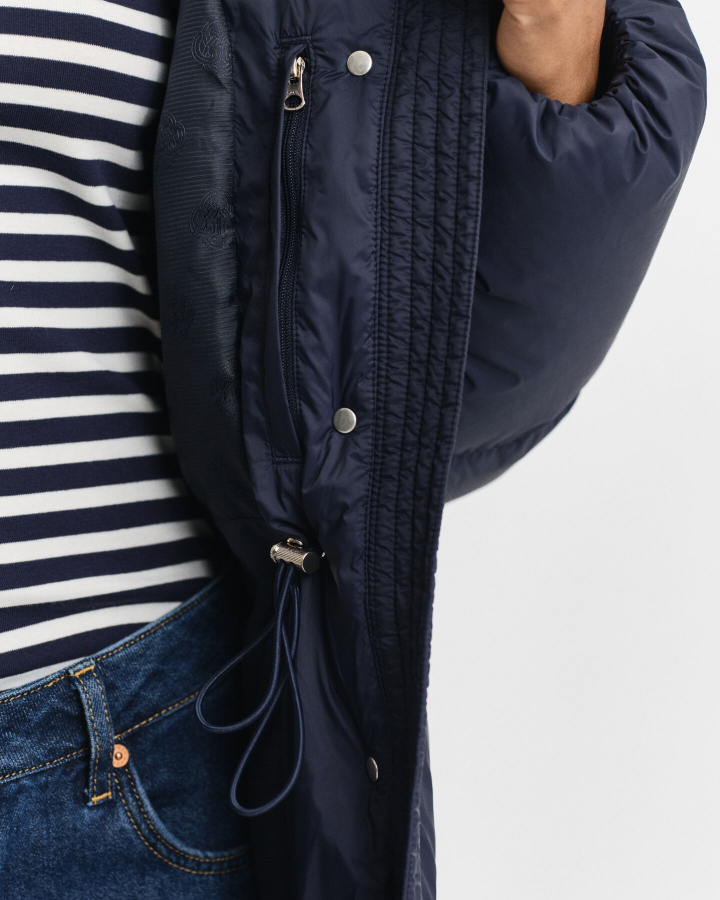 Sobretudo de penas comprido