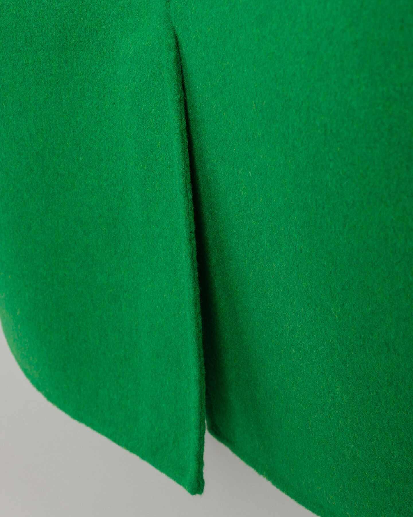 Sobretudo mesclado cosido &agrave; m&atilde;o