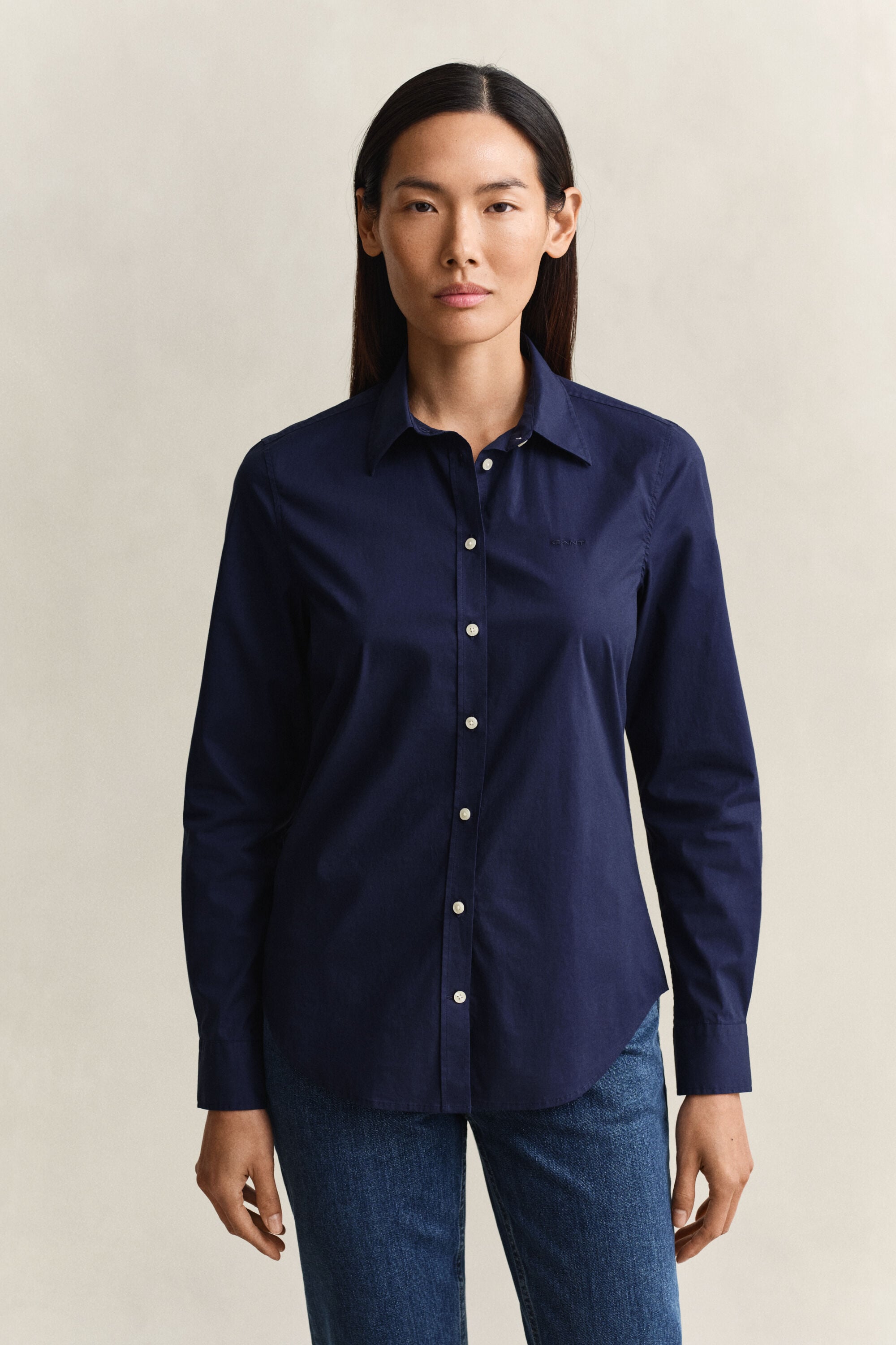 Camisa em popelina